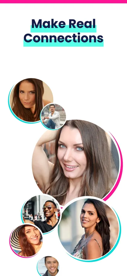 August 2021 App Store screenshot: Make Real Connections.